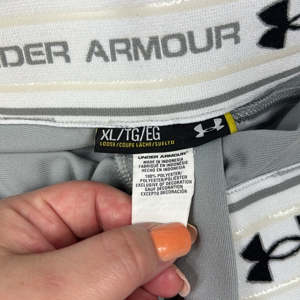 Under Armour Light Gray Men’s Baseball Pants - Picture 6 of 6